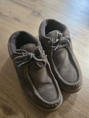 Vintage Ipath Cat Brown Suede Skate Shoes Size 8 Mens